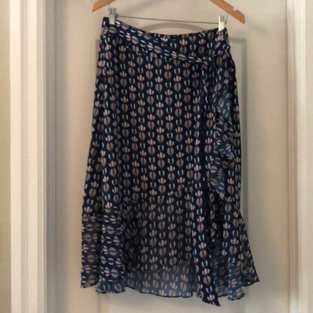 Tristan ruffled skirt with tie at the waist, size 10